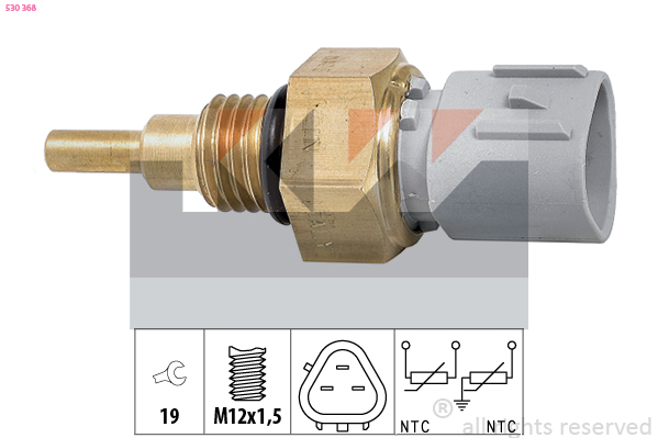 Senzor,temperatura lichid de racire 530 368 KW